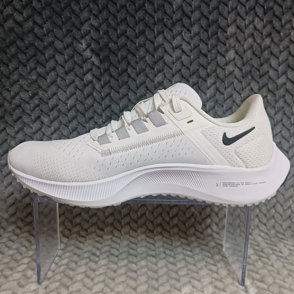 Nike Air Zoom Pegasus 38 White Black Men's Walking Running Sneakers Shoes Size 7